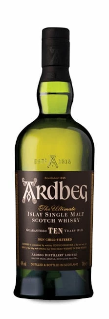 Ardbeg 10 Años Single Malt Scotch Whisky70 Cl.