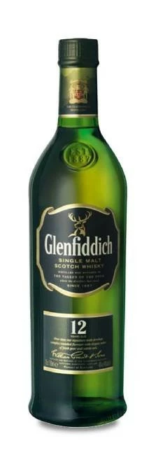 Glenfiddich 12 Años Single Malt Scotch Whisky 1 Litro