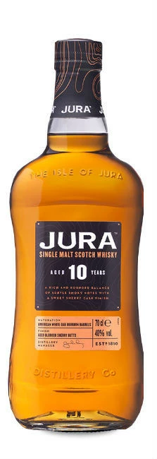 Jura 10 Años Single Malt Scotch Whisky 70 Cl. 3 Jura 10 Años Single Malt Scotch Whisky 70 Cl.