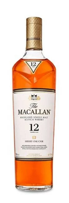 The Macallan 12 Años Sherry Oak Scotch Whisky 70 Cl.